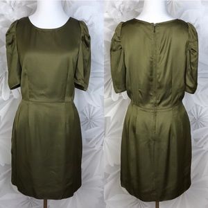 Madewell Broadway & Broome Olive Boho Dress